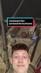 Lieutenant Dan survived Hurricane Milton 🙏 #lieutenantdan #hurricane  #hurricanemilton #milton #florida