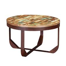 How the build the coffee table of your dreams that would usually cost hundreds of dollars? Reclaimed Wood Industrial Round Coffee Table