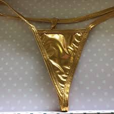Sale usually ships next day. Intimates Sleepwear Gold Metallic Gstring Poshmark