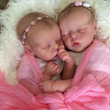 Buy Online Rbg Bebe Reborn Kit 17 Inches Reborn Baby Vinyl Kit Twin A Twin B Unpainted Unfinished Doll Parts Diy Blank Reborn Doll Kit Alitools