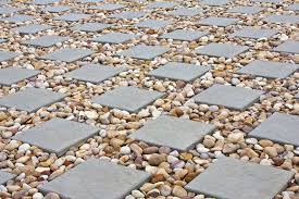 Here's how to lay a decorative gravel and paved path that looks good and enhances your outdoor area. Pavers Brisbane Concrete Pavers Stone Pavers Paving Supplies