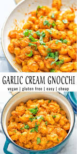 Gnocchi With Garlic Cream Tomato Sauce Contentedness Cooking Recipe In 2020 Health Dinner Recipes Vegan Dinner Recipes Recipes