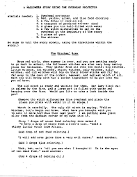 The Witches Brew Special Effects Page 1 Halloween Stories Halloween Activities Language Skills
