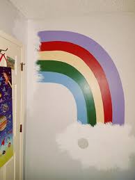 See more ideas about rainbow room, rainbow bedroom, rainbow room kids. Kids Room Rainbow Mural English Rose Painting Facebook
