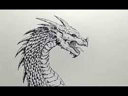 Cara Menggambar Kepala Naga How To Draw Dragon Head Youtube