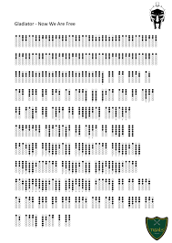 Gladiator Now We Are Free Piano Version Sheet Music Gladiator Now We Are Free Tabs For Tin Whistle Tin Whistle Tasche Hakeln Musik