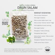 Bantu emak dan ayah sembuh dari kencing manis dan darah tinggi. Jual Produk Kapsul Herbal Daun Salam Termurah Dan Terlengkap Mei 2021 Bukalapak