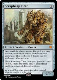 The act or process of scraping. Scrapheap Titan From Scrap It Was Built And To Scrap It Will Return Custommagic