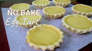 Pin Pa No Bake Egg Tart No Oven Egg Tart Recipe Homemade Egg Pie