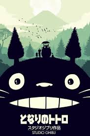 Сестры сацуки и мэй переезжают вместе с папой в деревенский дом. My Neighbour Totoro Poster 61x91 5cm Posters De
