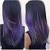 Brown Hair Purple Balayage
