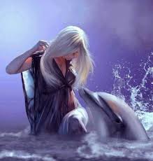 Fantasy Woman W Dolphin Fantasy Women Art Fantasy