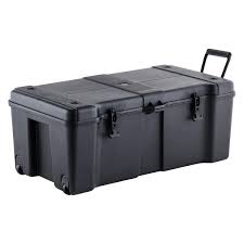 Black And Yellow Totes Lowes Black Ultra Storage Trunk With Wheels Locker Storage Storage Trunk Waterproof Storage
