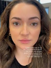 She was insecure about her brows but too nervous about the tattoo itse...