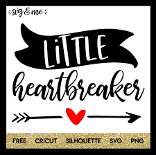 Download Little Heartbreaker Svg Me Heart Breaker Svg Cricut Free Svg