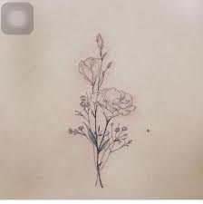 Delicate Wildflower Tattoo Wildflower Tattoo Tattoos Simple Flower Tattoo