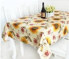 Maybe you would like to learn more about one of these? Xm Home Fashion Pastoral Style Pvc Sunflower Pattern Beige And Yellow Waterproof Tablecloths Table Cloth 1 Piece 4260 Inch Buy Online In Aruba At Aruba Desertcart Com Productid 26990665