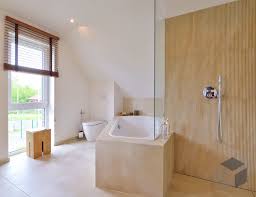 Modernes Bad Mit Badewanne Und Dusche Fertighauser Haus Helma Haus