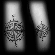 50 Simple Compass Tattoos For Men Directional Design Ideas Simple Compass Tattoo Tattoos For Guys Simple Compass