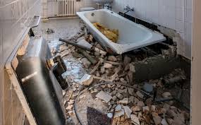 Your goal for this first part is to get the grout solidly into all parts of. Bathroom Demolition A Detailed Step By Step Guide