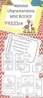 Mammal Characteristics Freebie What Makes A Mammal A Mammal Find Out With This Charac Mini Books Mammals Mammals Activities