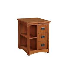 Powell Mission Oak Wood Cabinet Table In Brown Mission Oak Chair Side Table Oak Cabinets