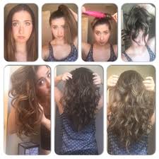 Flip your hair upside down, then clap your hands quickly a few times between your curls. Easy Fast Curls For Thick Long Hair Curls For Long Hair Easy Hairstyles For Long Hair Diy Hair Curls