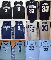 It is perfect for fans to wear to games and autographs alike! 2021 Ncaa Mens Georgetown Hoyas Iverson College Jersey Cheap 3 Allen Iverson 33 Patrick Ewing University Basketball Shirt Good Stitched Jersey From Hot Hot Jerseys 14 61 Dhgate Com