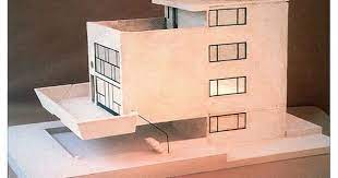 On the first floor, was at the back master bedroom with private bath, and compared them to the boudoir, sort of antedormitorio or being intimate balconeaba on. Project Citrohan House Model 1922 Le Corbusier Example Of Vision Of Mass Produced House Le Corbusier Corbusier Architecture Model