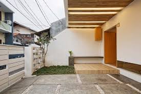 Contoh gambar pagar rumah minimalis modern terbaru; Desain Teras Atas Radea