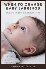 When To Change Your Baby S Earrings Baby Earrings Baby Ear Piercing Infant Ear