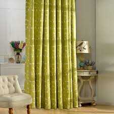 Regan green eyelet curtains green eyelet curtains ready made. Leaf Pattern Cotton Country Green Window Curtains