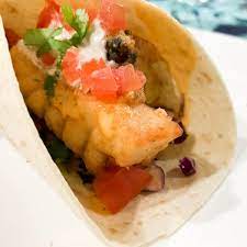In another bowl, whisk together 1½ tbsp. Tasty Beer Battered Fish Tacos