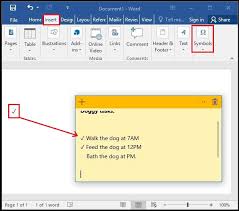 Is It Possible To Put A Check Mark In Sticky Notes Microsoft Community
