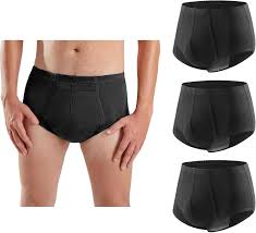 Mens Washable Incontinence Underwear 3-Pack Martinique | Ubuy