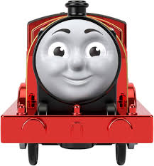 Fisher-Price Thomas & Friends Celebration James Metallic Motorized Engine :  Amazon.co.uk: Toys & Games