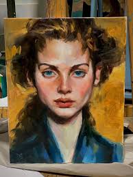Portrait of Siri oil painting