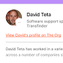 Profile Picture of David Teta - Software support specialist at Transfinder - The Org (@theorg.com) on Google