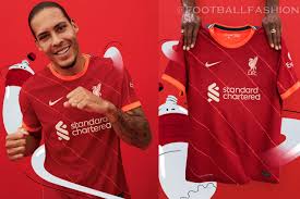 Liverpool Fc 2021 22 Nike Home Kit Football Fashion