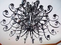 Find stylish chandelier with candles for the home exclusively from pottery barn® Wrought Iron Candle Chandelier Lovetoknow