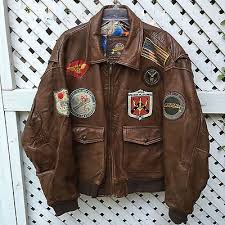 Pin On Leather Flight And Bomber Jackets