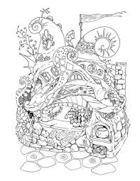 Nice little town coloring book: My Town Coloring Page Shefalitayal