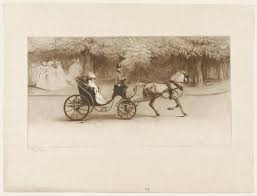 In a Victoria Carriage (En Victoria ...