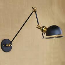 Industrial Classic Bedroom Wall Lamp Reading Light In Black Takeluckhome Com