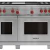 Wolf gr304 30 inch freestanding all gas range with natural gas, 4 sealed burners. 1