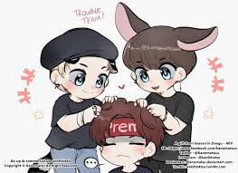 Pin By Park Kolin On K Pop Bts Fanart Chibi Fan Art