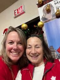 Naughty or Nice? 🙃 What a CHEERful Maple Leaf Tours team! More to come...  Kristine Odgaard Geary