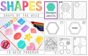 Shapes worksheets intended to help students lean the basic shapes; Shape Preschool Printables Preschool Mom