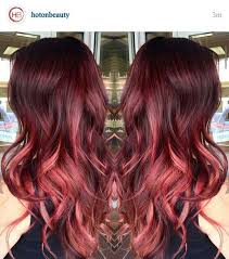 Black And Red Balayage 11 Best Red Balayage Highlights For Beautiful Women Red Ombre Hair Maroon Hair Hair Styles