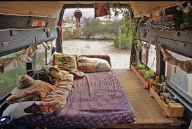 Open Top Perfect For Tree And Star Watching Surf Bus Baby In A Hammock Van Life Bus Life Van Life Aesthetic Van Life B In 2020 Van Living Van Life Van Interior